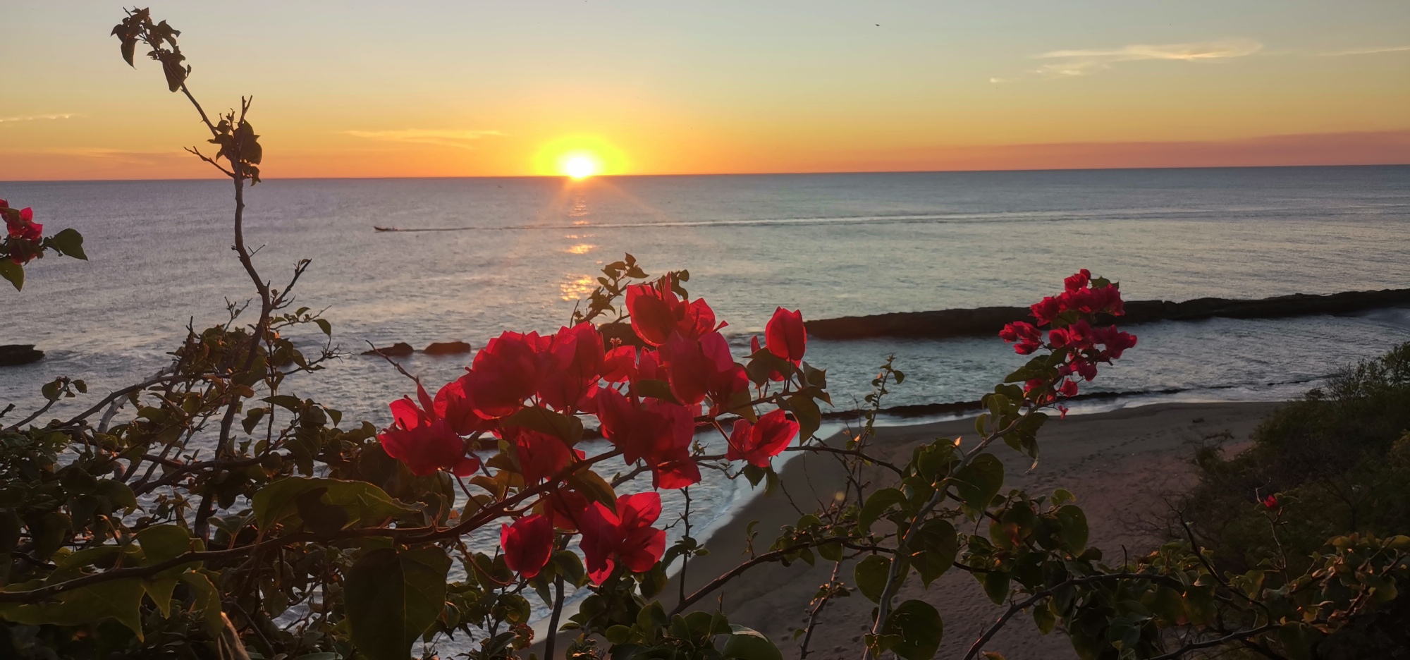 sunrise in Nicaragua Beach House